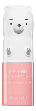 The saem Iceland Hydrating Охлаждающий бальзам для кожи вокруг глаз  с коллагеном 7г