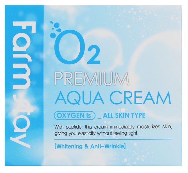 FarmStay O2 Premium Aqua Cream Увлажняющий крем с кислородом 100 г