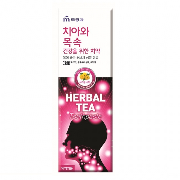 MUKUNGHWA Herbal tea Зубная паста  с экстрактом травяного чая (хризантема) 110 г