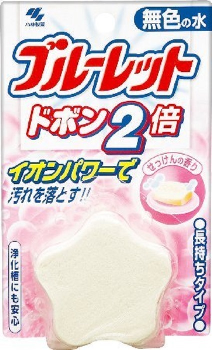 KOBAYASHI Таблетка для бачка унитаза очищающая и дезодорирующая с ароматом мыла и чистоты 120 г