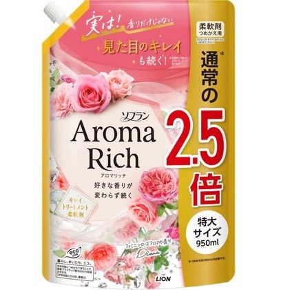 LION Aroma Rich Diana с богатым ароматом натуральных масел 950 мл