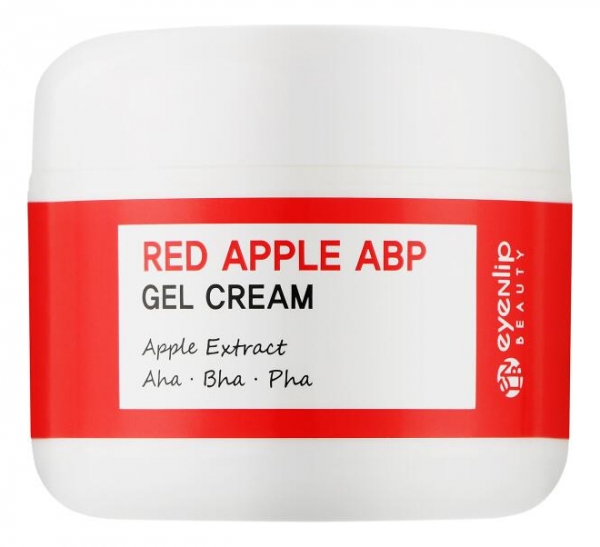 Eyenlip Red Apple ABP Gel Cream гель-крем для лица с экстрактом яблока и AHA/BHA/PHA кислотами 50мл