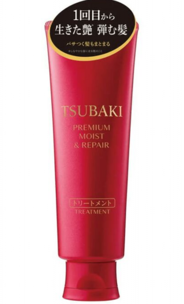 Tsubaki Premium Moist Увлажняющая маска для волос с маслом камелии, 160 гр