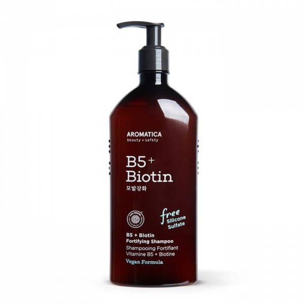 AROMATICA B5 + Biotin Fortifying Shampoo Укрепляющий шампунь с биотином 400 мл