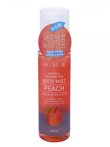 Around Me Natural Perfume Vita Body Mist Peach Мист для тела с экстрактом персика 120 мл