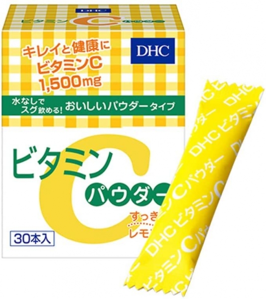 DHC Vitamin powder C Витамин C в порошке с лимонным вкусом 30 стиков