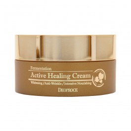 Кислородный крем против морщин Deoproce fermentation active healing cream 100 гр
