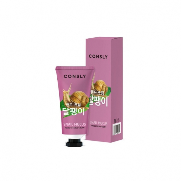 Consly Snail Hand Essence Cream Крем-сыворотка для рук с муцином улитки, 100 мл