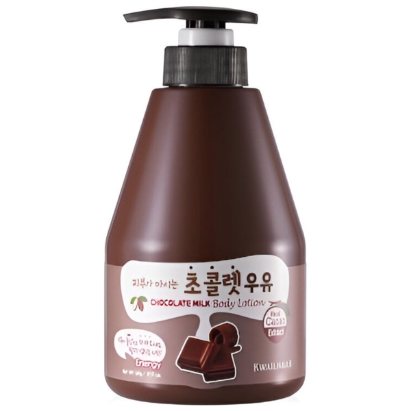 Welcos Лосьон для тела с ароматом шоколада Kwailnara Chocolate Milk Body Lotion 560 мл