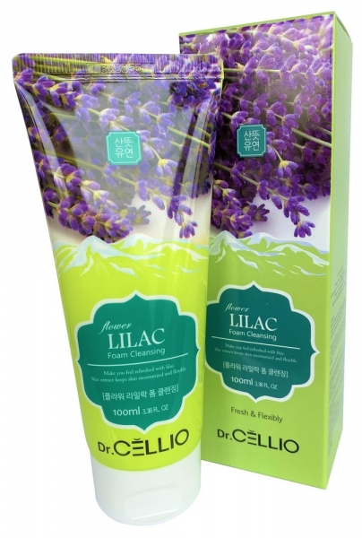 Dr. Cellio Пенка для умывания с экстрактом сирени G70 Flower Lilac Foam Cleansing, 100 мл