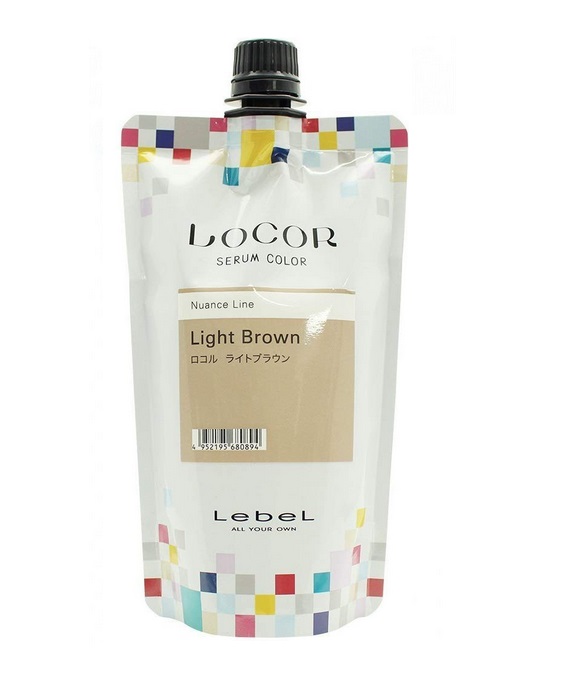 Lebel Краситель-уход оттеночный LOCOR Light Brown Светло-коричневый 300 гр