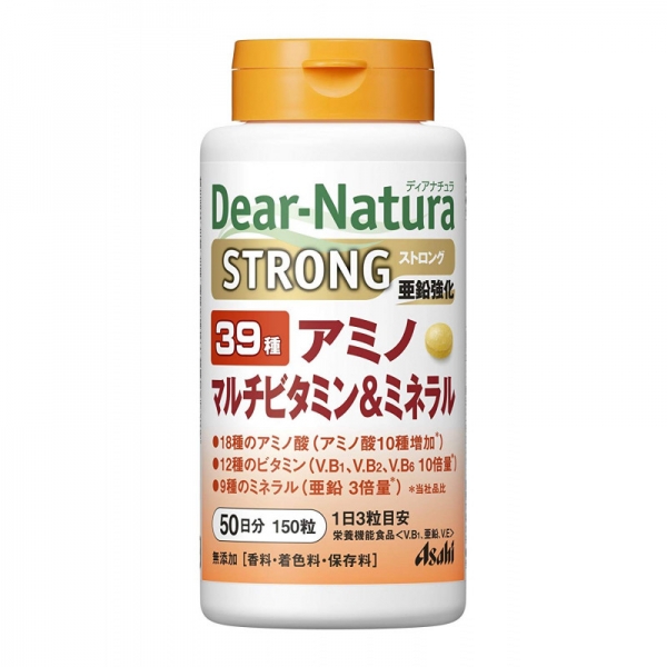 Asahi Dear-Natura Strong 39 Amino Multivitamin & Mineral Комплекс аминокислот, витамин и минералов 300 таблеток