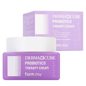 FarmStay DERMA CUBE Probiotics Therapy Cream Крем с пробиотиками для комплексного восстановления кожи 50 мл