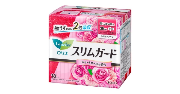 Laurier Прокладки Гигиенические японские с крылышками 18 шт