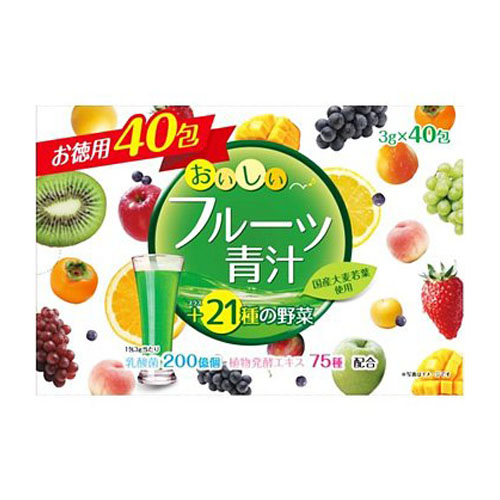 YUWA Аодзиру с молочнокислыми бактериями и ферментами с фруктовым вкусом № 40