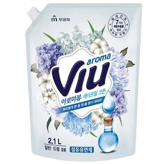 Aroma Viu April Cotton Кондиционер для белья и одежды 2,1 л