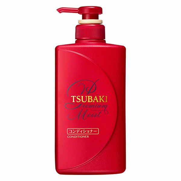 Shiseido Tsubaki Premium Moist Увлажняющий кондиционер для волос с маслом камелии, 490 мл