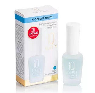 Высокоэффективный стимулятор роста ногтей IQ BEAUTY Hi-Speed Growth 12,5 мл