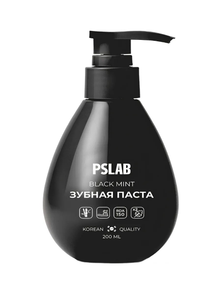 Black Mint Зубная паста с древесным углем и мятой 200мл