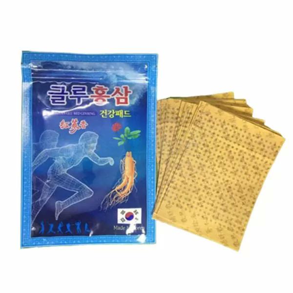 Daejeon Glu Red Ginseng Pad Пластырь для тела с глюкозамином и красным женьшенем