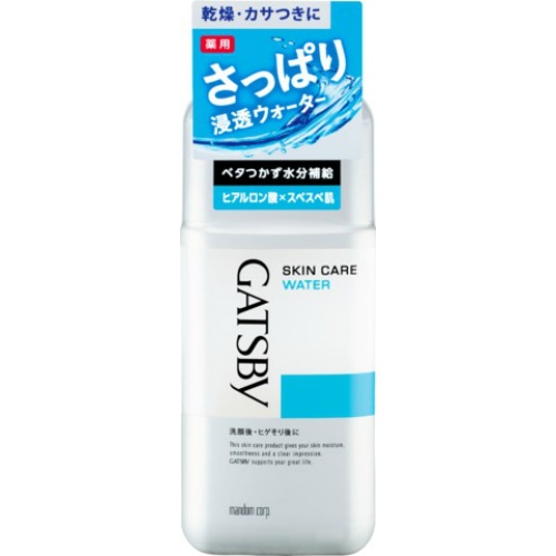 MANDOM Gatsby Skin Care Water Лечебный увлажняющий лосьон для ухода за кожей лица, с освежающим цитрусовым ароматом, 170 мл