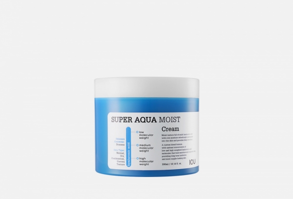 Welcos Увлажняющий крем для лица IOU Super Aqua Moist Cream 300 мл