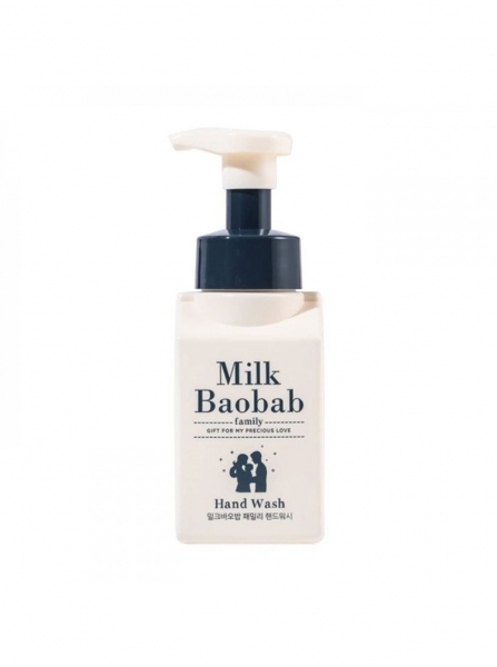 Очищающая пенка для рук MilkBaobab Family Hand Wash с молочными протеинами 300 мл