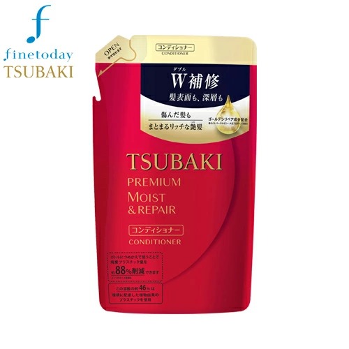 Shiseido Tsubaki Premium Moist Увлажняющий кондиционер для волос с маслом камелии 330мл