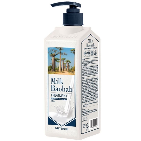 MILK BAOBAB Бальзам для волос с ароматом белого мускуса 1000 мл